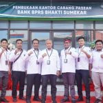 FOTO: Peresmian kantor cabang baru PT Bank Perekonomian Rakyat Syariah (BPRS) Bhakti Sumekar Perseroda di Kecamatan Pasean, Kabupaten Pamekasan, pada Rabu (1/10/2025).