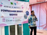 FOTO: Tim medis RSUD dr. H. Moh. Anwar Sumenep melalui Unit Radiologi menggelar penyuluhan bahaya radiasi bertema “Bahaya Radiasi bagi Manusia”, pada 13 Oktober 2025.