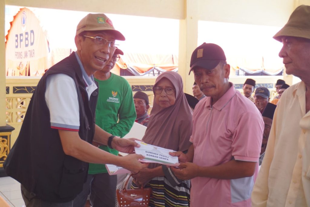 Baznas Sumenep Salurkan Bantuan Tahap Ketiga untuk Korban Gempa Sapudi, Total Capai Rp 464 Juta