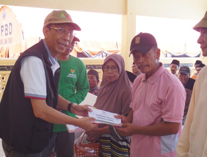 FOTO: Baznas Sumenep kembali menyalurkan bantuan kepada warga terdampak gempa bumi pulau Sapudi. (Ist/wartazone.com)