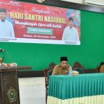 FOTO: Wakil Bupati Sumenep KH. Imam Hasyim saat membuka MQK 2025, di Aula Kantor Kementerian Agama Sumenep, Selasa (04/11/2025).