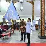 FOTO: Prosesi pelantikan pengurus PWI Kabupaten Sumenep periode 2025–2028, di Pendopo Agung Keraton Sumenep, Rabu (26/11/2025).