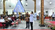 FOTO: Prosesi pelantikan pengurus PWI Kabupaten Sumenep periode 2025–2028, di Pendopo Agung Keraton Sumenep, Rabu (26/11/2025).