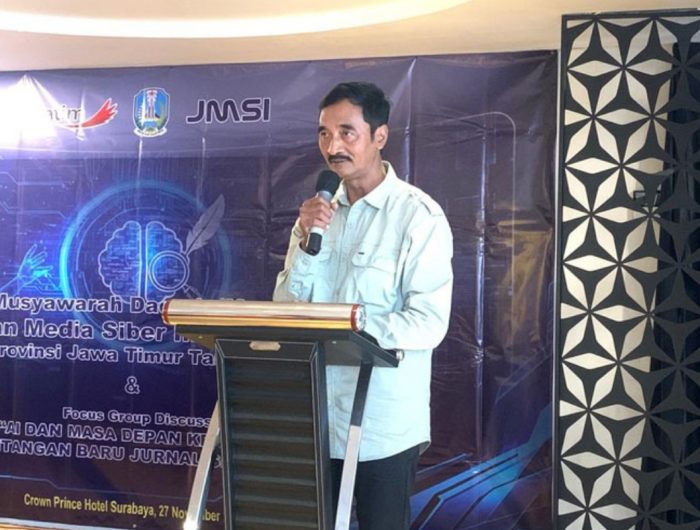 FOTO: Musyawarah Daerah (Musda) JMSI Jatim di Crown Prince Hotel Surabaya, dirangkai dengan Focus Group Discussion (FGD) bertema “AI dan Masa Depan Kebenaran: Tantangan Baru Jurnalisme Modern”, Kamis (27/11/2025).