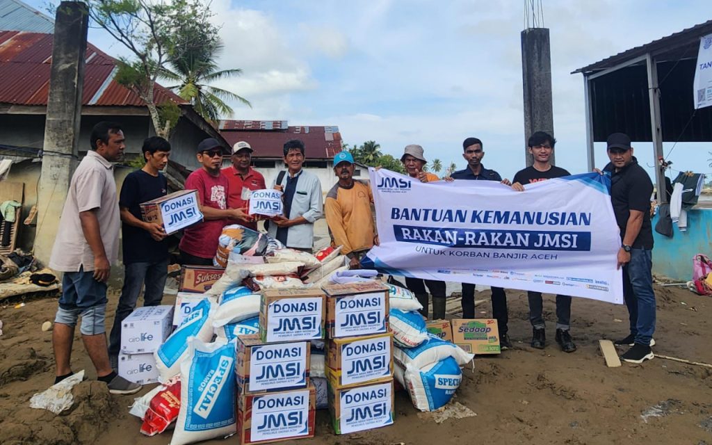 JMSI Seluruh Indonesia Bergerak Bantu Korban Banjir Bandang di Aceh