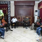 FOTO: Pengurus Jaringan Media Siber Indonesia (JMSI) Kabupaten Sumenep bersilaturahmi dengan Bupati Sumenep, Achmad Fauzi Wongsojudo. Selasa (27/1/2025) sore. (Panji Agira/wartazone.com)