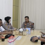 FOTO: Persatuan Wartawan Indonesia (PWI) Kabupaten Sumenep saat menggelar silaturahmi dan diskusi bersama Kapolres Sumenep AKBP Anang Hardiyanto di Mapolres Sumenep, Rabu (28/1/2026).