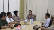 FOTO: Persatuan Wartawan Indonesia (PWI) Kabupaten Sumenep saat menggelar silaturahmi dan diskusi bersama Kapolres Sumenep AKBP Anang Hardiyanto di Mapolres Sumenep, Rabu (28/1/2026).