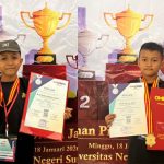 FOTO: Dua siswa Fathimah International Elementary School (FIES) Sumenep, Rafi Rofdan Ridwanullah dan Raffi Arkana Arifin, berhasil melaju ke grand final nasional Olimpiade OMNI Sains Indonesia (OSI) 2025/2026.
