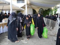 FOTO: Para jamaah saat mengikuti kajian muslimah yang digelar PT Arinna Makmur Sentosa Group, di Gedung Adi Poday Sumenep, menyambut Ramadhan 1447 Hijriyah. Minggu (15/2/2026).