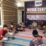 FOTO: Pengurus JMSI Kabupaten Sumenep saat menggelar buka puasa bersama di Sekretariat JMSI, Jalan Sultan Abdurrahman Gang V Nomor 13, Kota Sumenep, Senin (16/3/2026) sore.