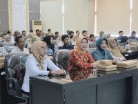 FOTO: Dinsos P3AKB Bondowoso saat menggelar rapat koordinasi antar organisasi perangkat daerah (OPD), evaluasi mandiri Kabupaten Layak Anak.