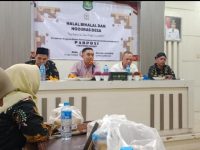 FOTO: Anggota Komisi I DPRD Sumenep, Hairul Anwar, mengkritisi sistem skoring pelaksanaan Pilkades, dalam kegiatan halal bihalal yang digelar Pengurus Persatuan Anggota Badan Permusyawaratan Desa Seluruh Indonesia (PABPDSI) Kabupaten Sumenep. (Ist/wartazone.com)