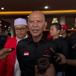 FOTO: Ketua DPD PDI Perjuangan Jawa Timur, Said Abdullah, saat menghadiri Musyawarah Anak Cabang (Musancab) PDI Perjuangan se-Kabupaten Sumenep di Islamic Centre Bindara Saod, Minggu (26/4/2026).