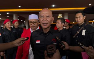 FOTO: Ketua DPD PDI Perjuangan Jawa Timur, Said Abdullah, saat menghadiri Musyawarah Anak Cabang (Musancab) PDI Perjuangan se-Kabupaten Sumenep di Islamic Centre Bindara Saod, Minggu (26/4/2026).
