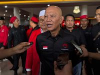 FOTO: Ketua DPD PDI Perjuangan Jawa Timur, Said Abdullah, saat menghadiri Musyawarah Anak Cabang (Musancab) PDI Perjuangan se-Kabupaten Sumenep di Islamic Centre Bindara Saod, Minggu (26/4/2026).