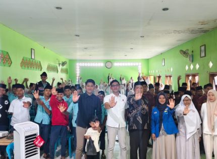 FOTO: KOPRI PC PMII Sumenep saat menggelar sosialisasi pencegahan kekerasan terhadap Perempuan dan Anak, bertempat di Aula MA Raudlah Najiyah Lengkong, Bragung. Rabu (13/5/2026).