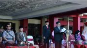 FOTO: Wakil Bupati Sumenep KH. Imam Hasyim menghadiri upacara peringatan Hari Pendidikan Nasional dan Hari Kebangkitan Nasional, di lingkungan Kantor Bupati Sumenep, Rabu (20/5/2026).