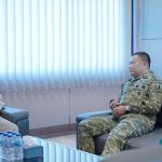 FOTO: Ketua JMSI Jatim, Syaiful Anam bersama jajaran pengurus saat bersilaturahim ke Komandan Korem 084/Bhaskara Jaya, Brigjen TNI Kohir. (Ist/wartazone.com)