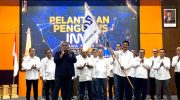 FOTO: Prosesi pelantikan Pengurus Jaringan Media Siber Indonesia (JMSI) Jawa Timur periode 2025-2030 berlangsung di Grand Mercure Hotel Surabaya, Rabu (10/6/2026).