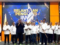 FOTO: Prosesi pelantikan Pengurus Jaringan Media Siber Indonesia (JMSI) Jawa Timur periode 2025-2030 berlangsung di Grand Mercure Hotel Surabaya, Rabu (10/6/2026).