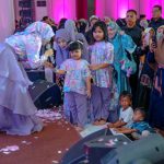 MERIAH: Perayaan ulang tahun ke-7 Afifah, putri Owner PT Arinna Makmur Sentosa, memberikan santunan kepada 1.000 anak yatim, di Aula Tuan Ghube, Universitas Bahaudin Mudhary (UNIBA) Madura, Kamis (25/6/2026).