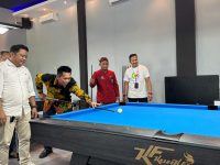 FOTO: Soft opening HM Billiard & Cafe yang berlokasi di Jalan Adi Poday, kawasan Utara Terminal Arya Wiraraja, Kolor, Kabupaten Sumenep, Jumat (26/6/2026).