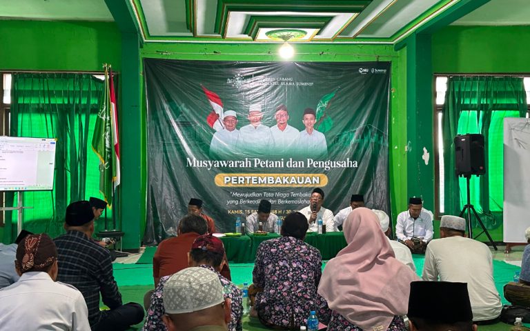 FOTO: PCNU Kabupaten Sumenep menggelar Musyawarah Petani dan Pengusaha Tembakau bertajuk "Mewujudkan Tata Niaga Tembakau yang Berkeadilan dan Berkemaslahatan", Kamis (30/7/2026).