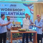 FOTO: Pelantikan Pengurus JMSI Kabupaten Banyuwangi periode 2026–2031, di Hotel Santika Banyuwangi, Kamis (30/7/2026).