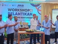 FOTO: Pelantikan Pengurus JMSI Kabupaten Banyuwangi periode 2026–2031, di Hotel Santika Banyuwangi, Kamis (30/7/2026).