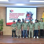 FOTO: Pelantikan Pengurus Komunitas Jurnalis Sumenep (KJS) periode 2026–2029, di Aula Universitas Bahaudin Mudhary Madura (UNIBA Madura), Jumat (31/7/2026).