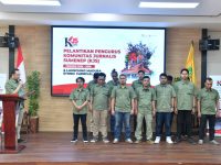 FOTO: Pelantikan Pengurus Komunitas Jurnalis Sumenep (KJS) periode 2026–2029, di Aula Universitas Bahaudin Mudhary Madura (UNIBA Madura), Jumat (31/7/2026).