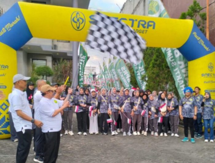 FOTO: PT BPRS Bhakti Sumekar Perseroda menggelar Jalan-Jalan Sehat (JJS) dan lomba memasak, berlangsung di Kantor Pusat BPRS Bhakti Sumekar, Sumenep, Sabtu (8/8/2026).