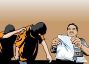 FOTO: Ilustrasi penangkapan penyalahgunaan narkotika jelas sabu oleh polisi. (Ist/wartazone.com)