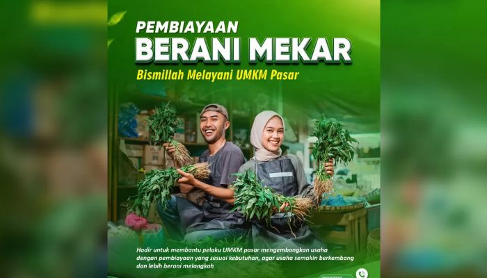 Berani Mekar BPRS Bhakti Sumekar, Dorong Pedagang Pasar Perkuat Modal Usaha