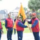 FOTO: Wakil Bupati Sumenep, KH. Imam Hasyim, saat melepas kontingen POPDA Kabupaten Sumenep di halaman Kantor Bupati Sumenep, Senin (26/10/2026). (Panji Agira/wartazone.com)